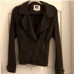 Kut from kloth brown Pea Coat sz Lg